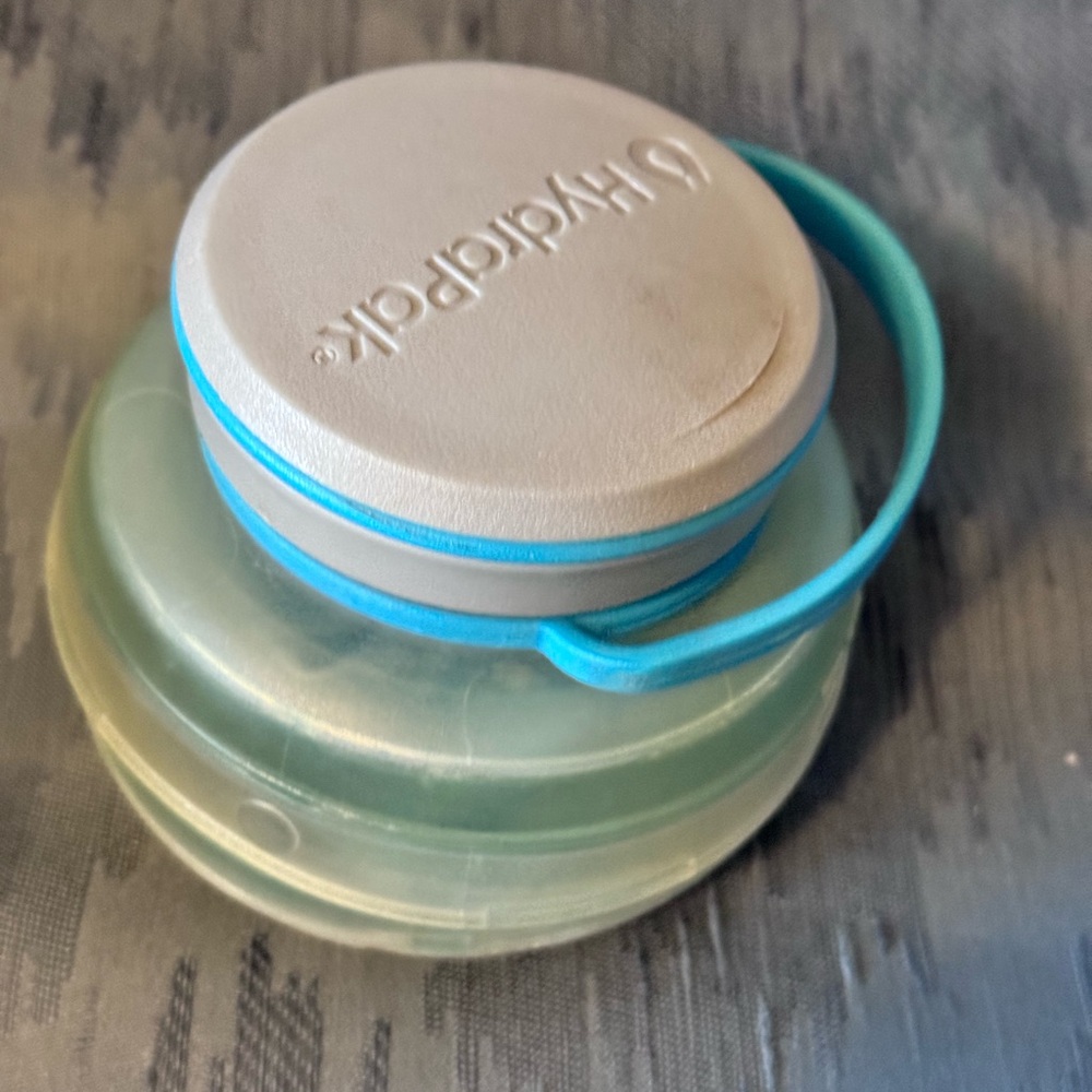 Hydrapak Collapsible Water Bottle with Blue Accent
